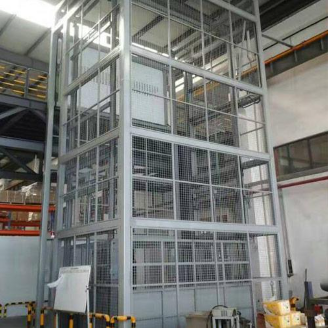 界首导轨式升降平台货梯